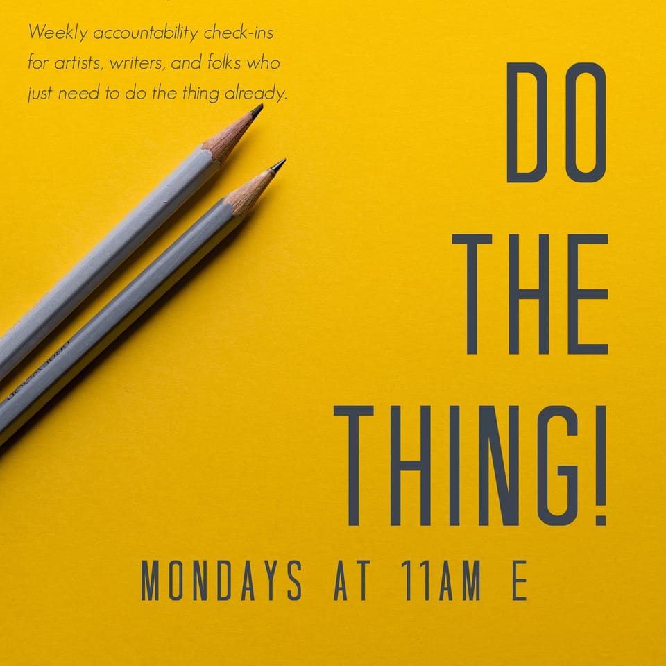 Do the Thing! Text Check-In